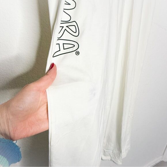 Zumba Let's Rock-It Sweatpants White Unisex Dance Fitness Activewear Size M - Picture 3 of 8